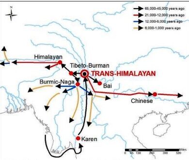 Map 5. Trans-Himalayan Languages