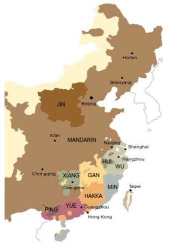 Map 6. Chinese Languages